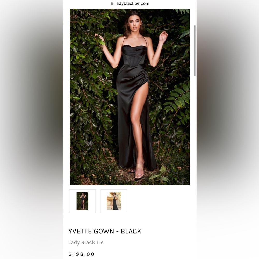Yvette Gown-Black Size 2